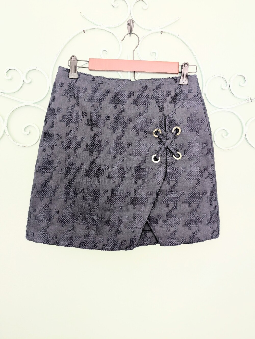 ZARA Basic Navy Skirt